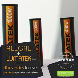 Alegre+Lumatek=Black Friday for ever