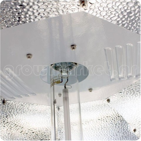 Sun King Parabolic Reflector Silver Medium Vertical