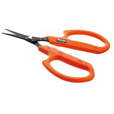 Saboten PT3 Trimming Scissors Orange Straight-Round-35mm