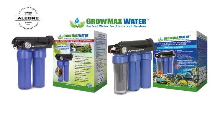 Τα προϊόντα της Growmax Water στο Alegre growshop