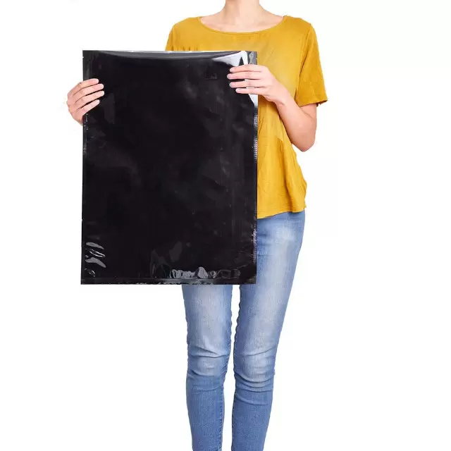 Aluminium Foil Bag Black Sealable 45x60cm