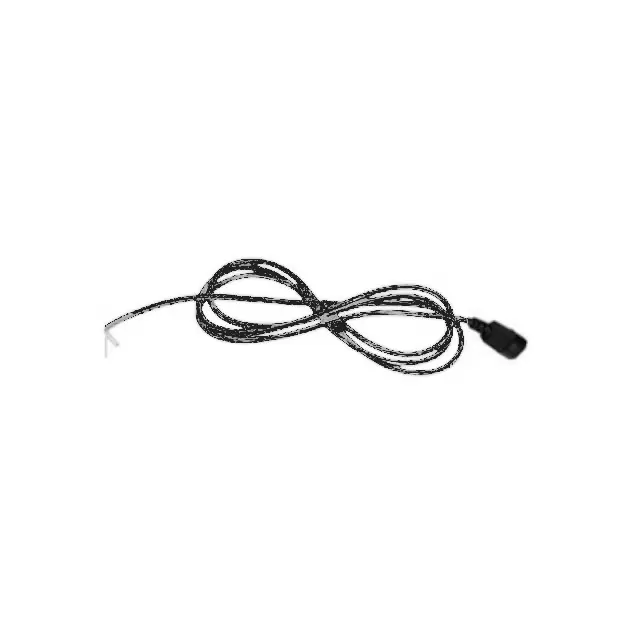 Power Cord 3x0.75mm x 3m Black Male Plug